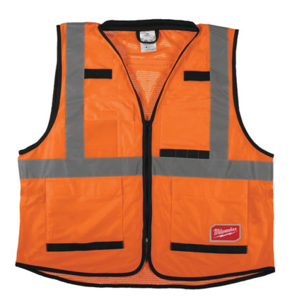 Kamizelka o intensywnej widzialności PREMIUM pomarańczowa - 2XL/3XL